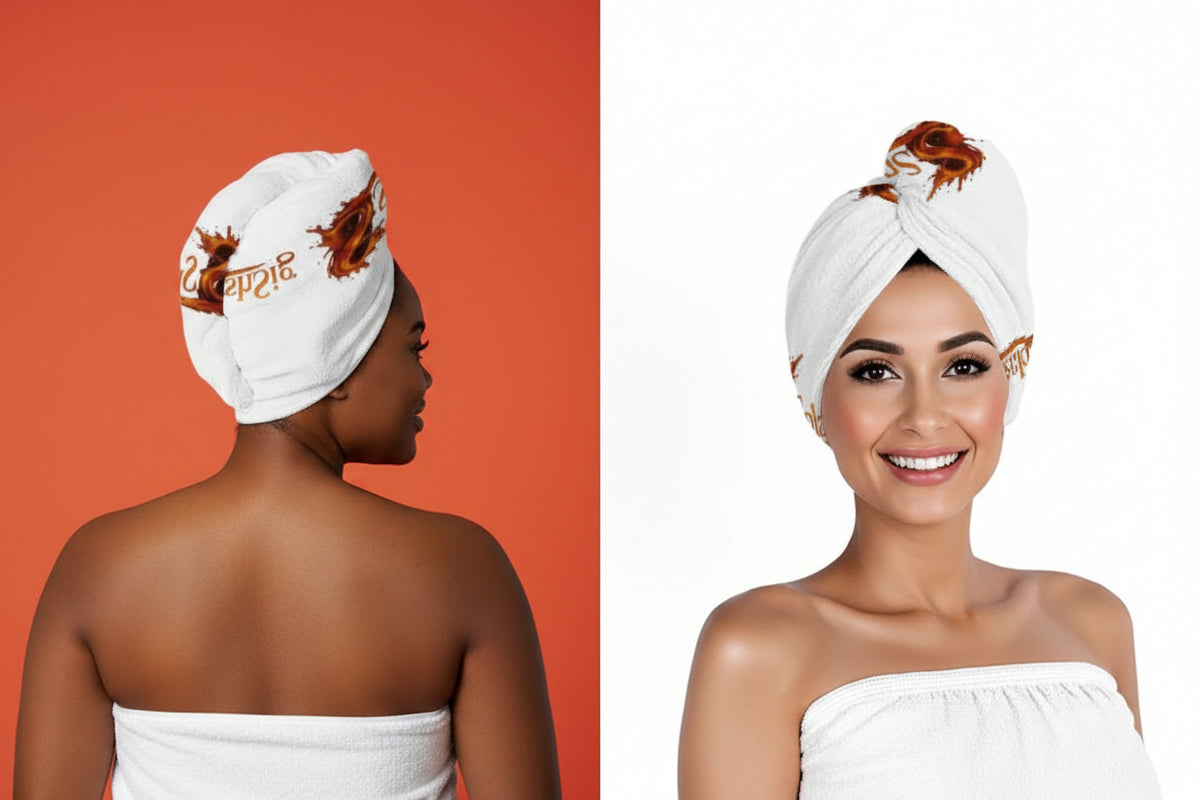 Splashsig Signature Microfiber Hair Towel Wrap
