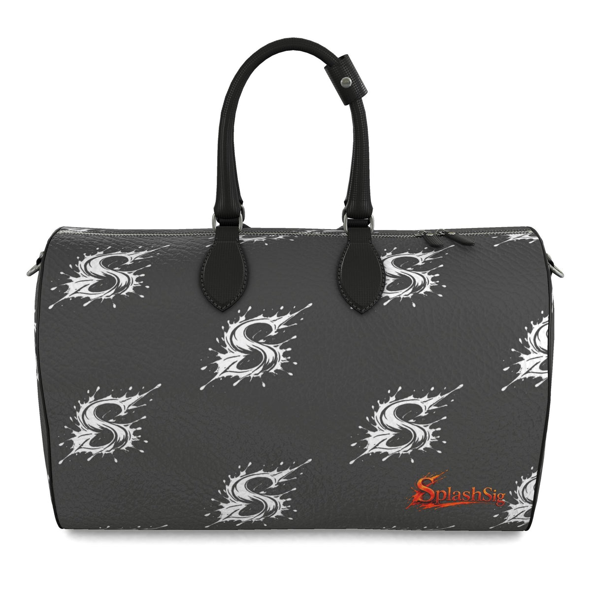 Splashsig Signature Premium Charcoal Duffle Bag