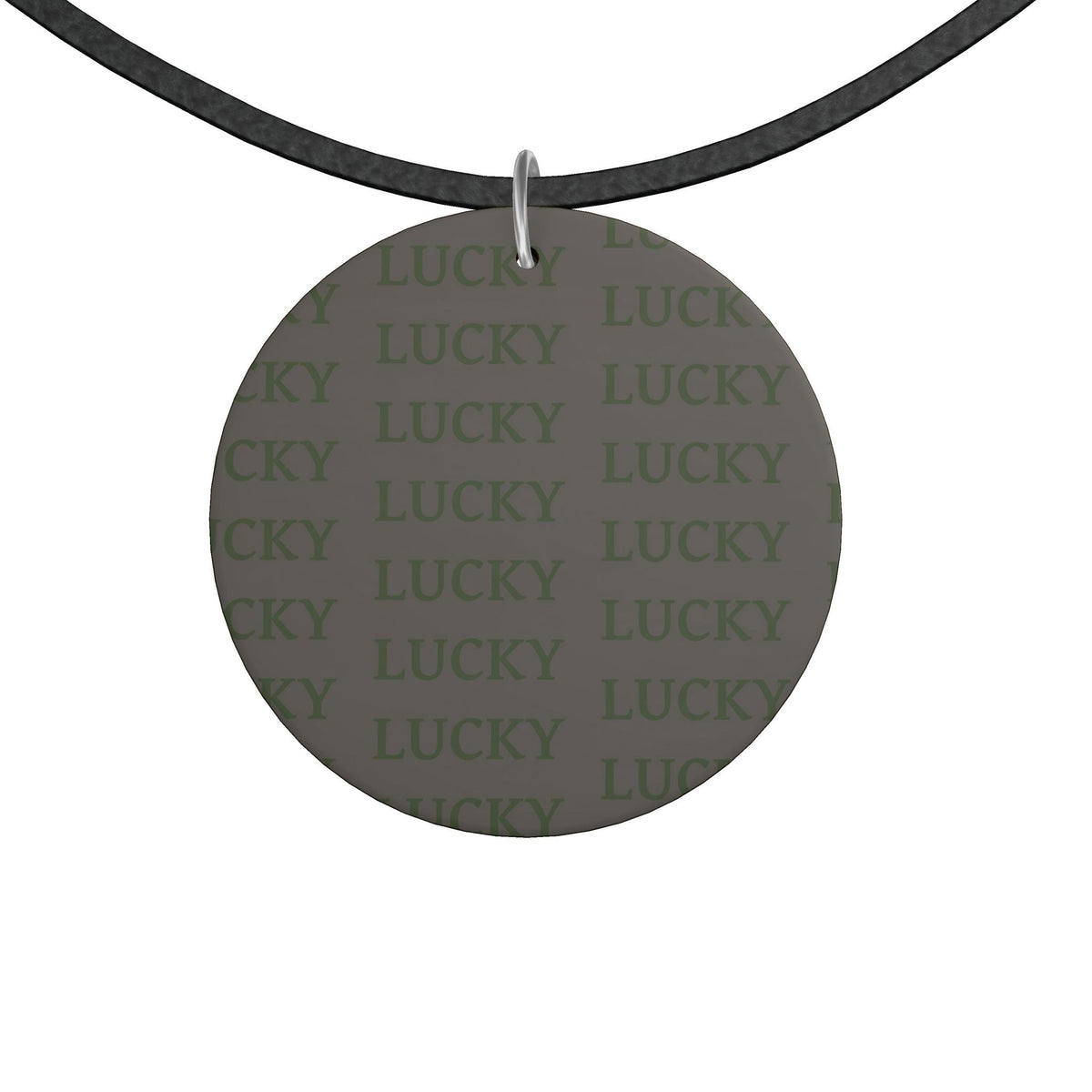 Splashsig Signature lucky Wooden Pendant Necklace