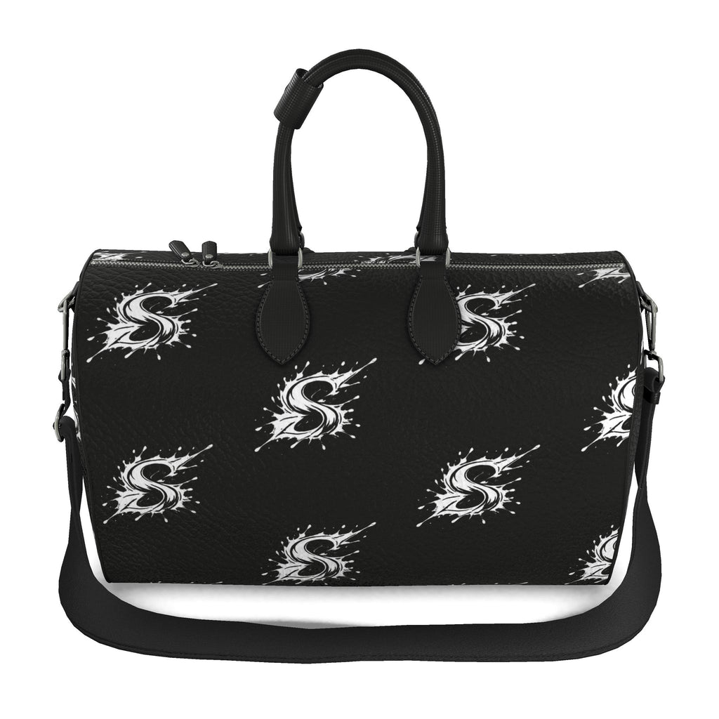 Splashsig Signature Black Paint Splash Duffle Bag
