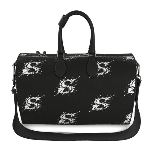 Splashsig Signature Black Paint Splash Duffle Bag