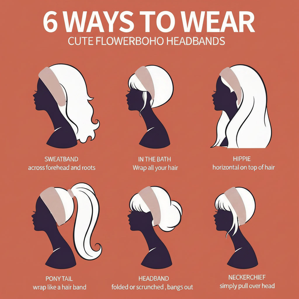 Splashsig Signature Wide Turban Headband