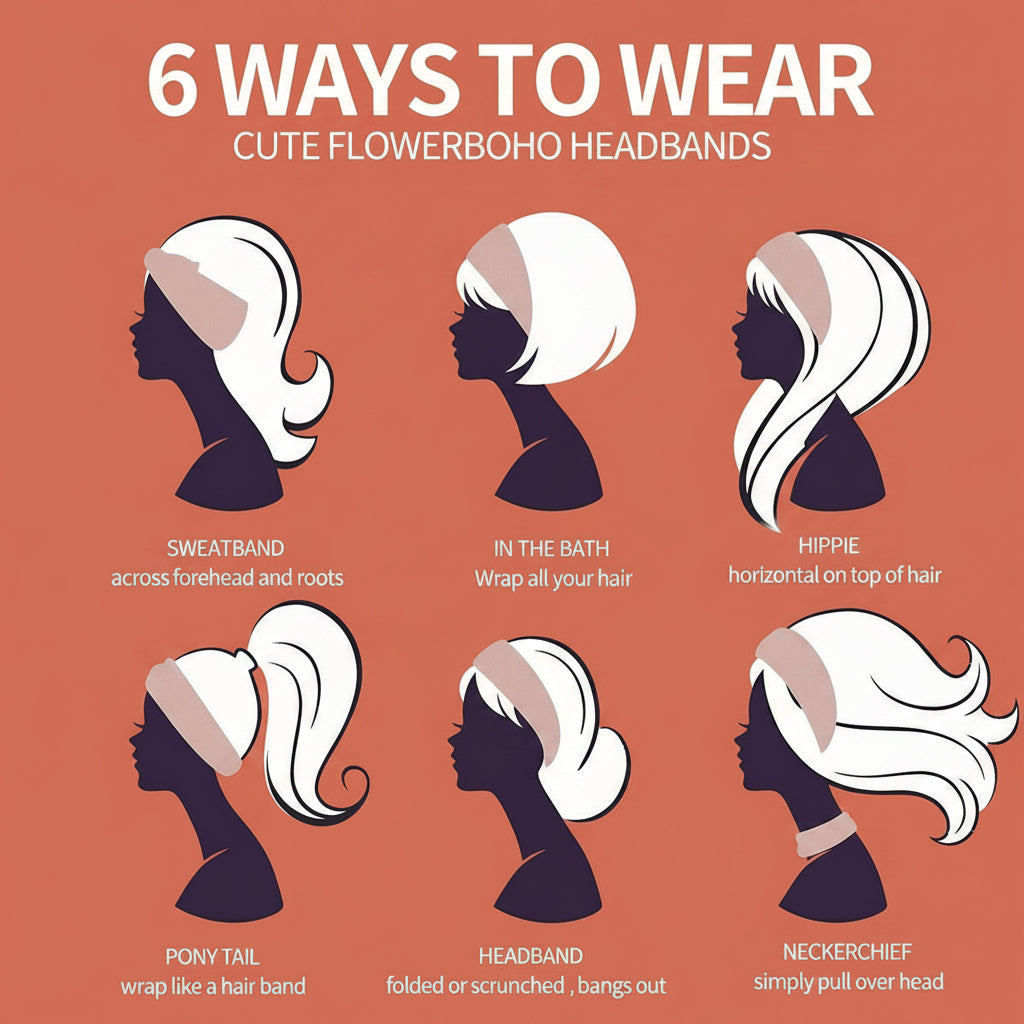 Splashsig Signature Wide Turban Headband