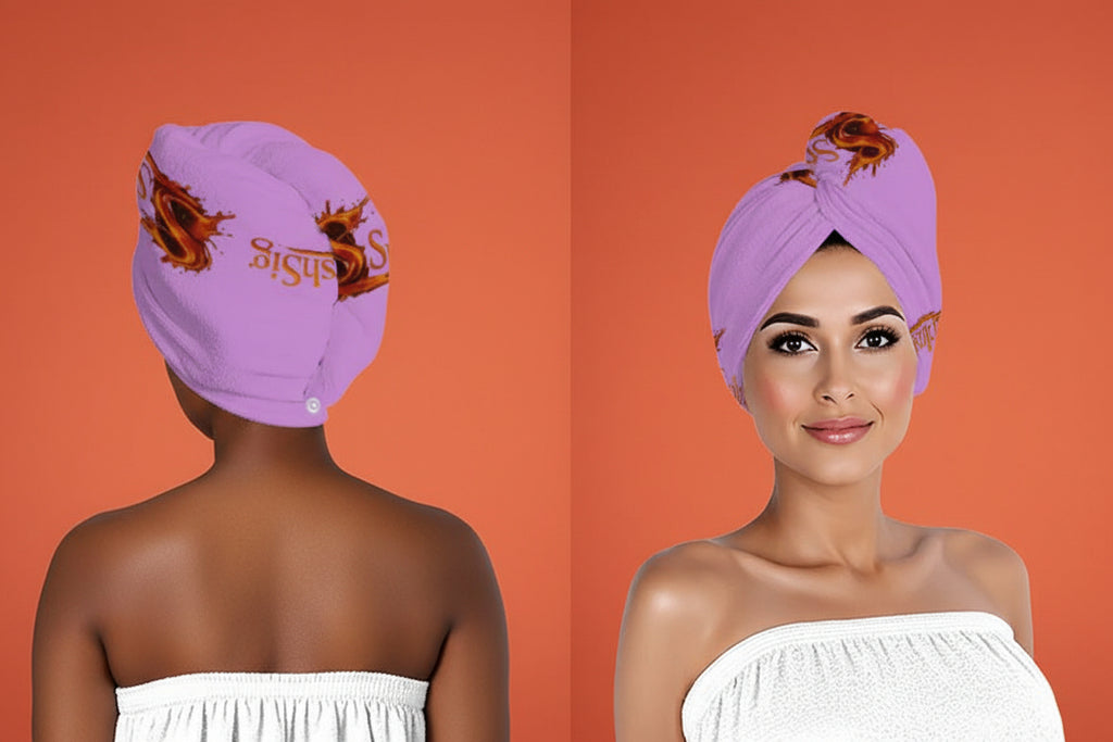 Splashsig Signature Microfiber Hair Towel Wrap