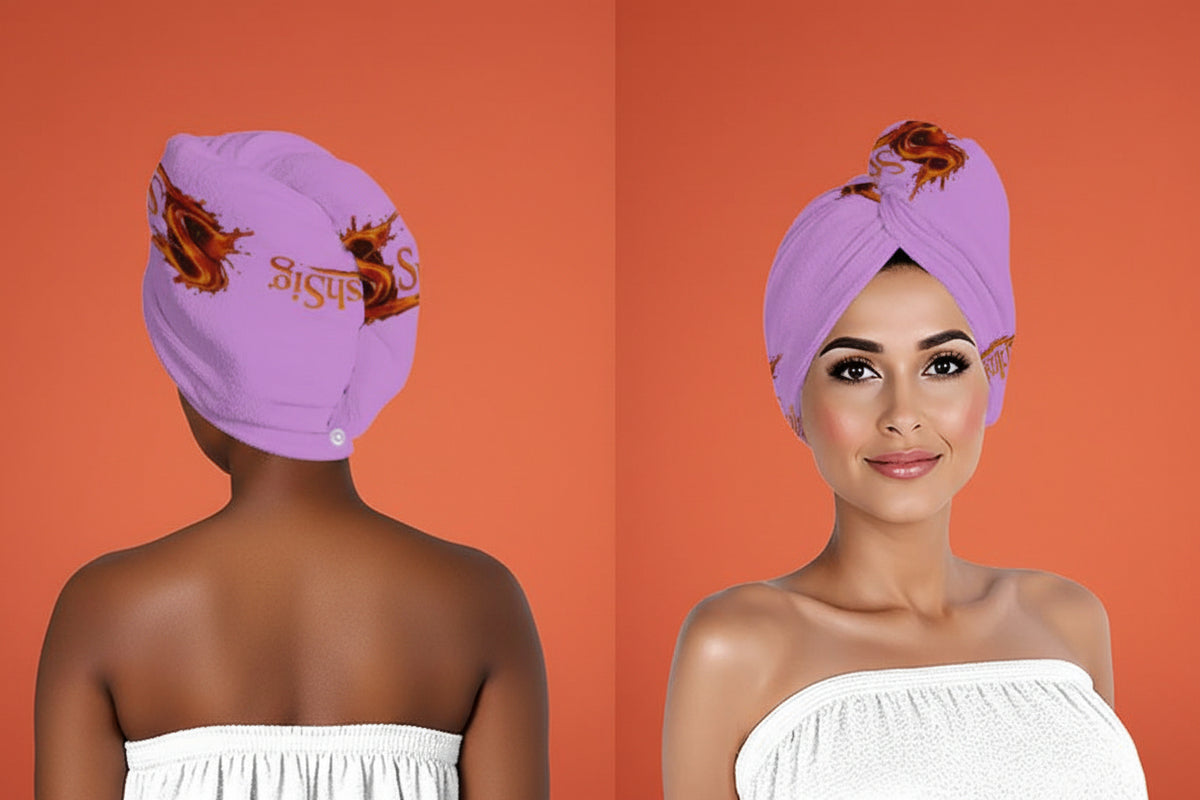 Splashsig Signature Microfiber Hair Towel Wrap