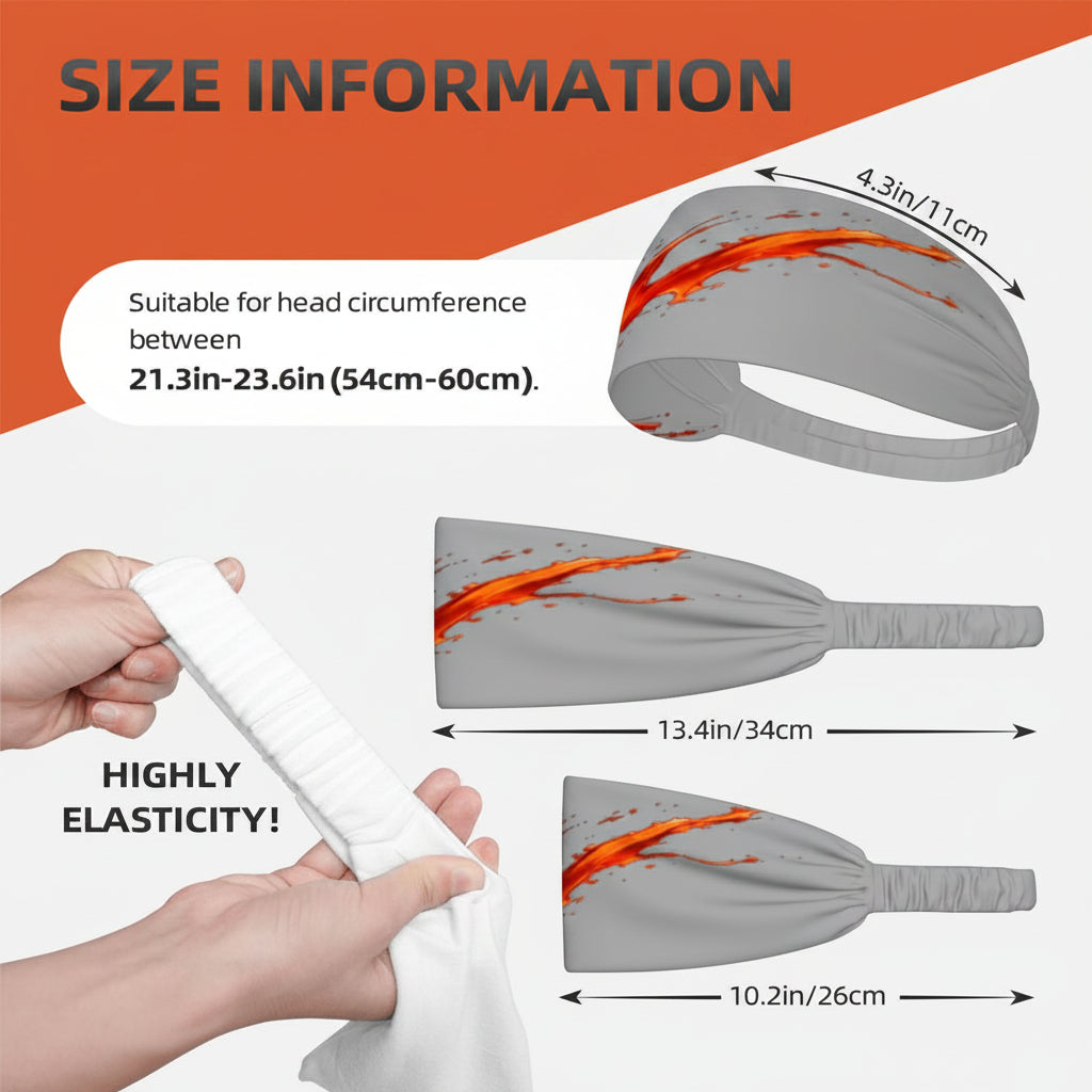 Splashsig Signature Elastic Sports Headband