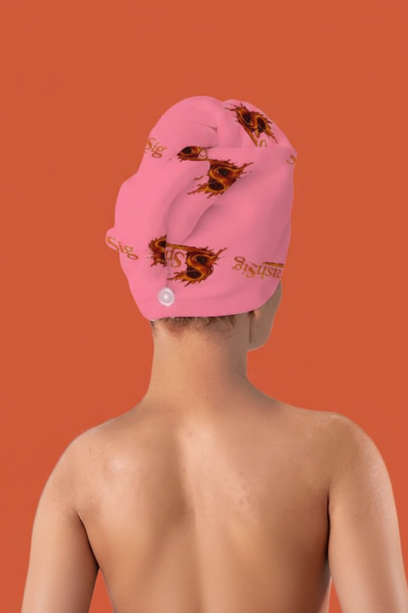 Splashsig Signature Microfiber Hair Towel Wrap