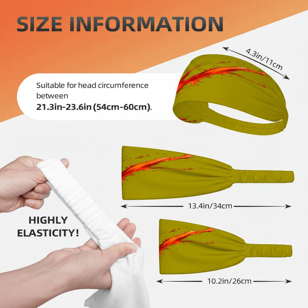 Splashsig Signature Elastic Sports Headband