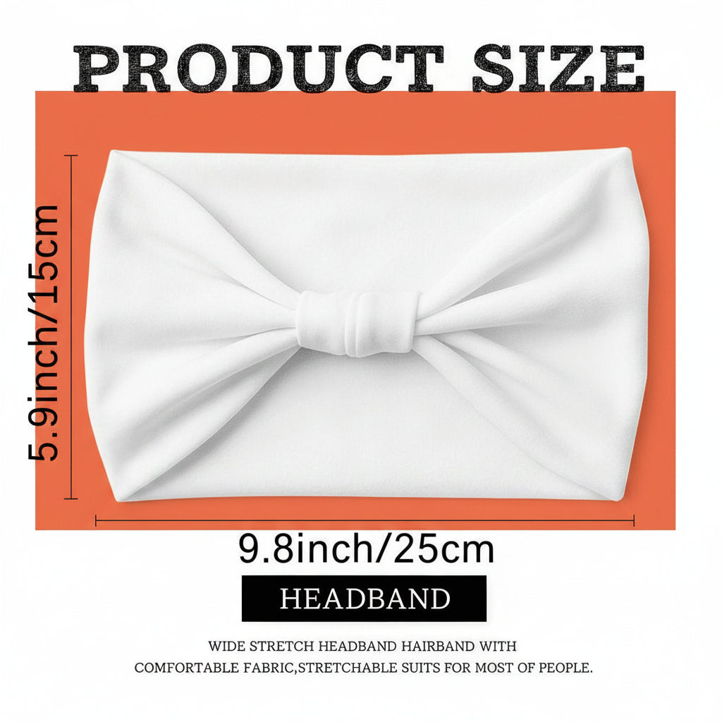 Splashsig Signature Wide Turban Headband