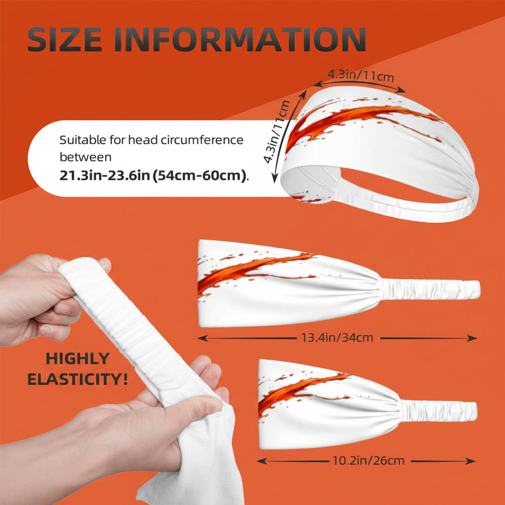 Splashsig Signature Elastic Sports Headband