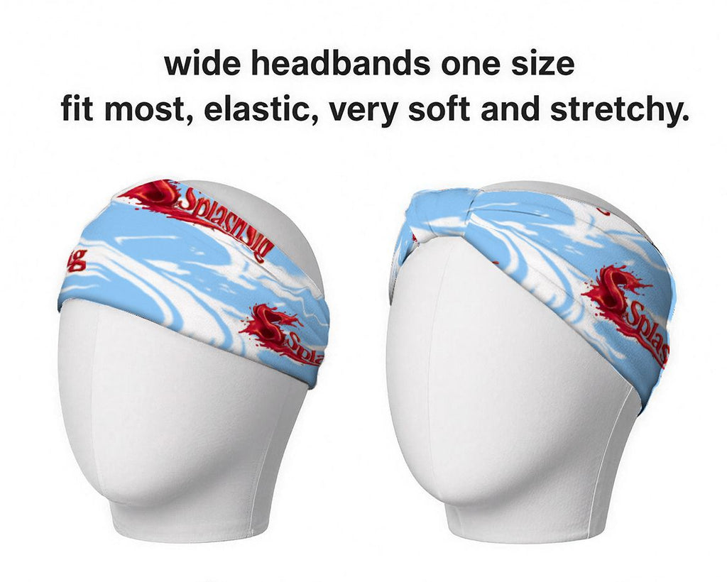 Splashsig Signature Wide Turban Headband