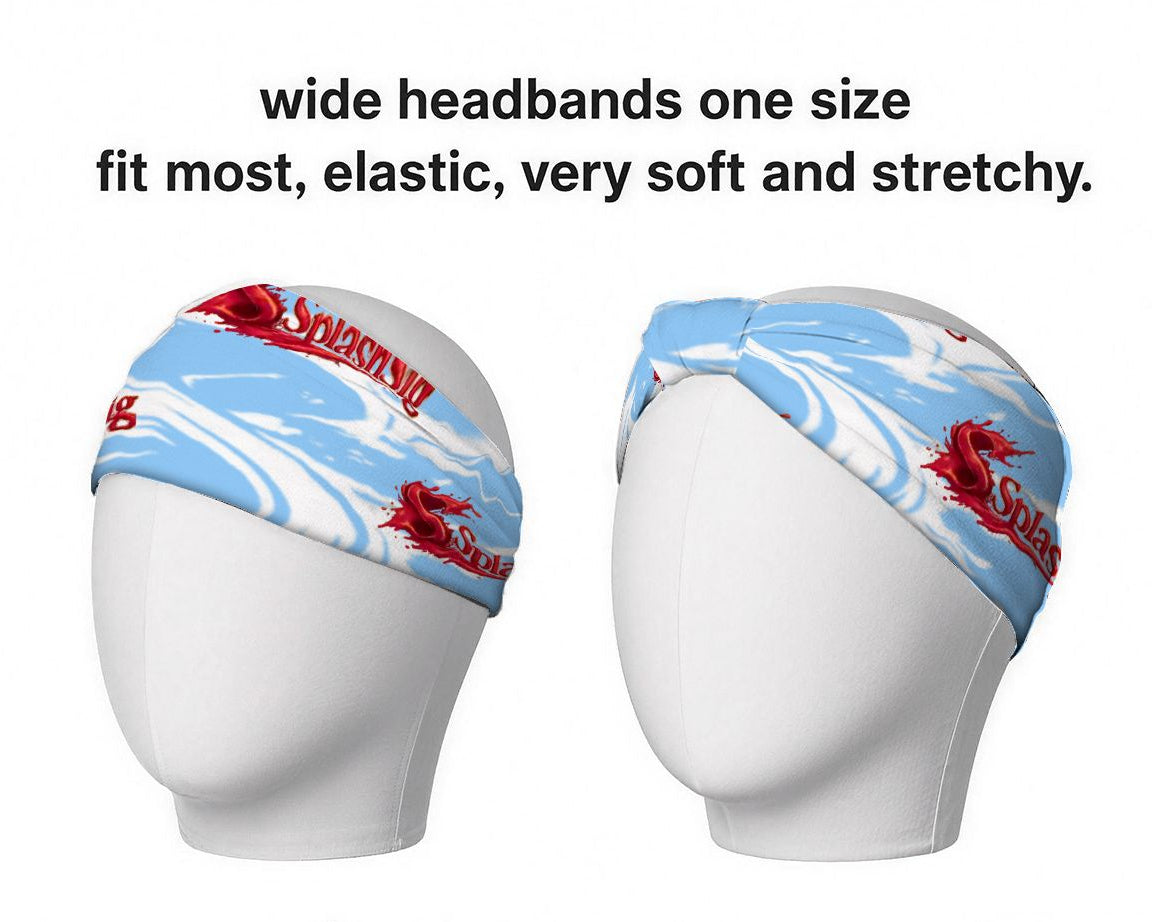 Splashsig Signature Wide Turban Headband