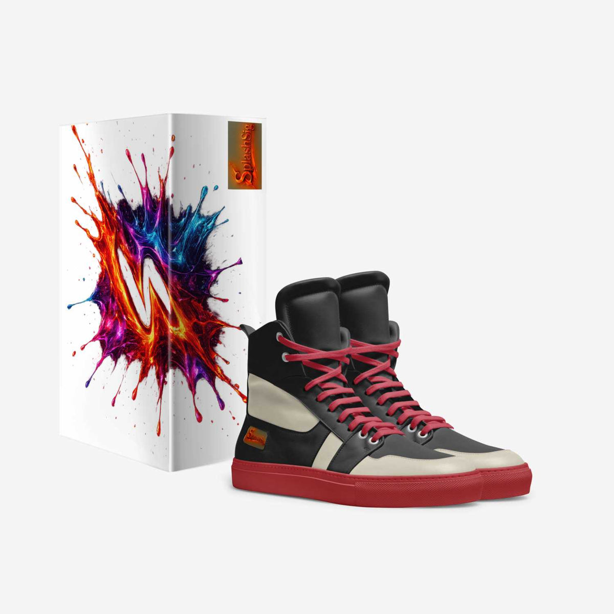 Splashsig Signature High-Top over box view